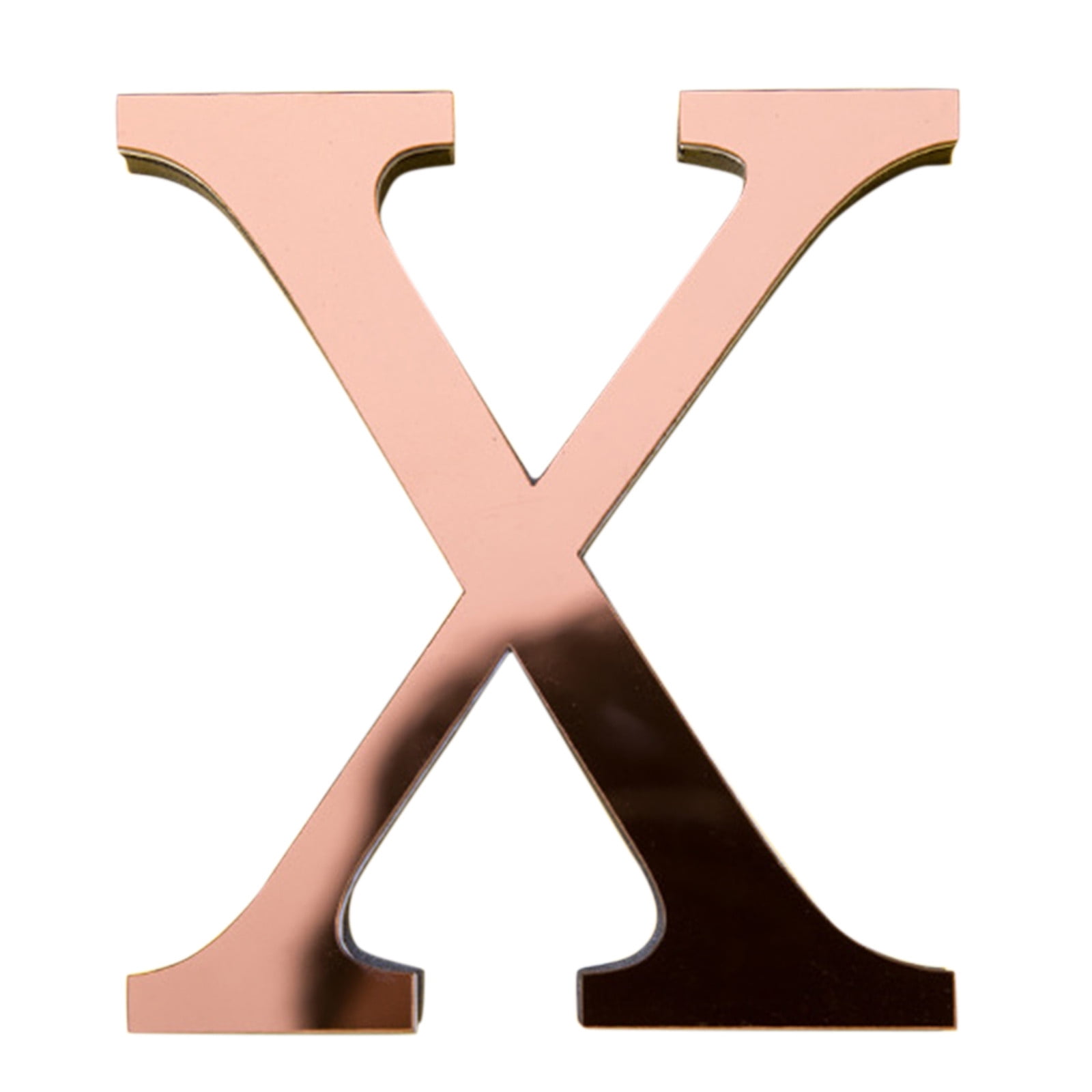 Mirror DIY Mural Decals Decor Acrylic Home 3D 26 Wall Sticker Letters