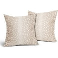 thumbnail image 2 of Antelope Pillow Covers 20X20 Inch Beige Faux Fawn Deer Animal Print Decorative Square Pillow Cases Modern Neutral Cotton Linen Throw Pillows Set of 2 Home Decor for Sofa Couch Bedroom Outdoor, 2 of 6