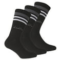 thumbnail image 1 of Calcetines de Tenis Unisex Diadora - Paquete de 3, Logotipo, Rayas Negro 43-46, 1 of 3