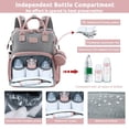 thumbnail image 5 of Anoak Baby Diaper Bag Backpack with Changing Station, Large Capacity, Stroller Straps and USB Charging Port, Baby Registry Search for Boys & Girls, 5 of 7