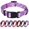 thumbnail image 1 of Rhea Rose Daisy Girl Collares Para Perros Diseño Floral Para Perros Grandes Púrpura, 1 of 1