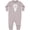 AC-Heather Grey, variant on Inktastic Lacrosse Sports Team Coach Player Baby Fleece Romper