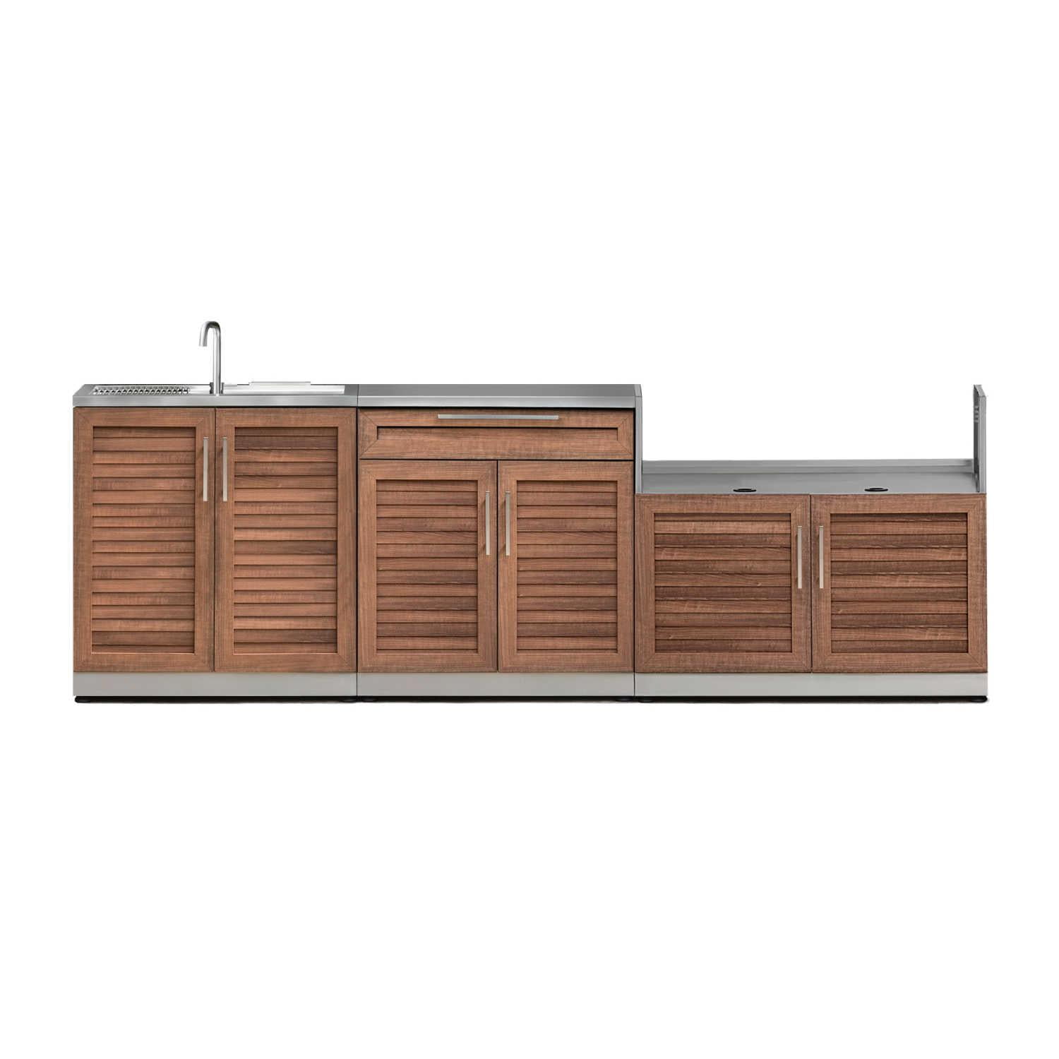 NewAge Outdoor Kitchen 4 Piece Set With 40-Inch Insert ...