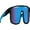 Black Blue, variant on Zol Trip Sunglasses (Black/Red Lens)