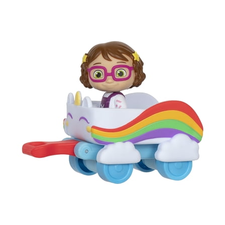 CoComelon Lane Bella’s Rainbow Rider - Features Bella and a Rainbow Free-wheeling Wagon
