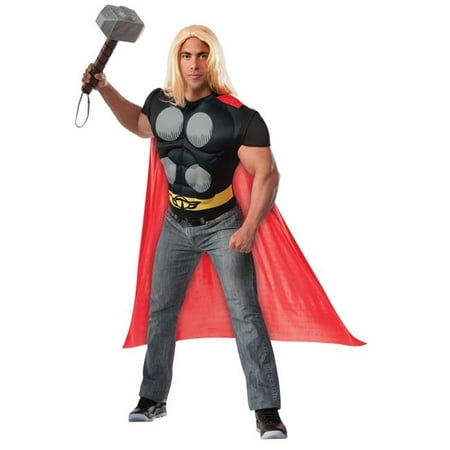 Morris Costumes RU820019 Thor Muscle Chest Shirt Adult Costume