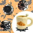 thumbnail image 6 of Yaoyar Halloween Spider Web Placemats Heat Insulation Halloween Placemats Spider Web Table Mats Hollow Out Spiderweb Coasters Placemat for Dining Table Halloween Decoration, 6 of 6