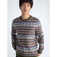 thumbnail image 4 of Free Assembly Men's Fair Isle Sweater with Long Sleeves, Midweight, Sizes XS-3XLT, 4 of 6