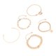 thumbnail image 5 of Cadena de eslabones cubanos Bling Bling pulsera gruesa ajustable hip hop, 5 of 14