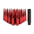 thumbnail image 2 of Mishimoto Spiked Lug Nuts, M14x1.5, 24-PC Set, Red, 2 of 9