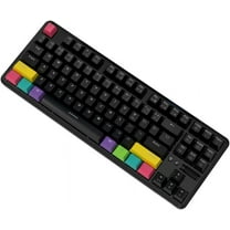 AJAZZ K870T Bluetooth Wireless Dual-Mode 87-Key Mechanical Keyboard DIY Red Switch White