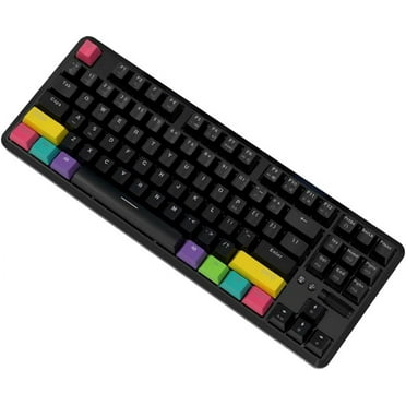 AJAZZ K870T Bluetooth Wireless Dual-Mode 87-Key Mechanical Keyboard DIY Red Switch White