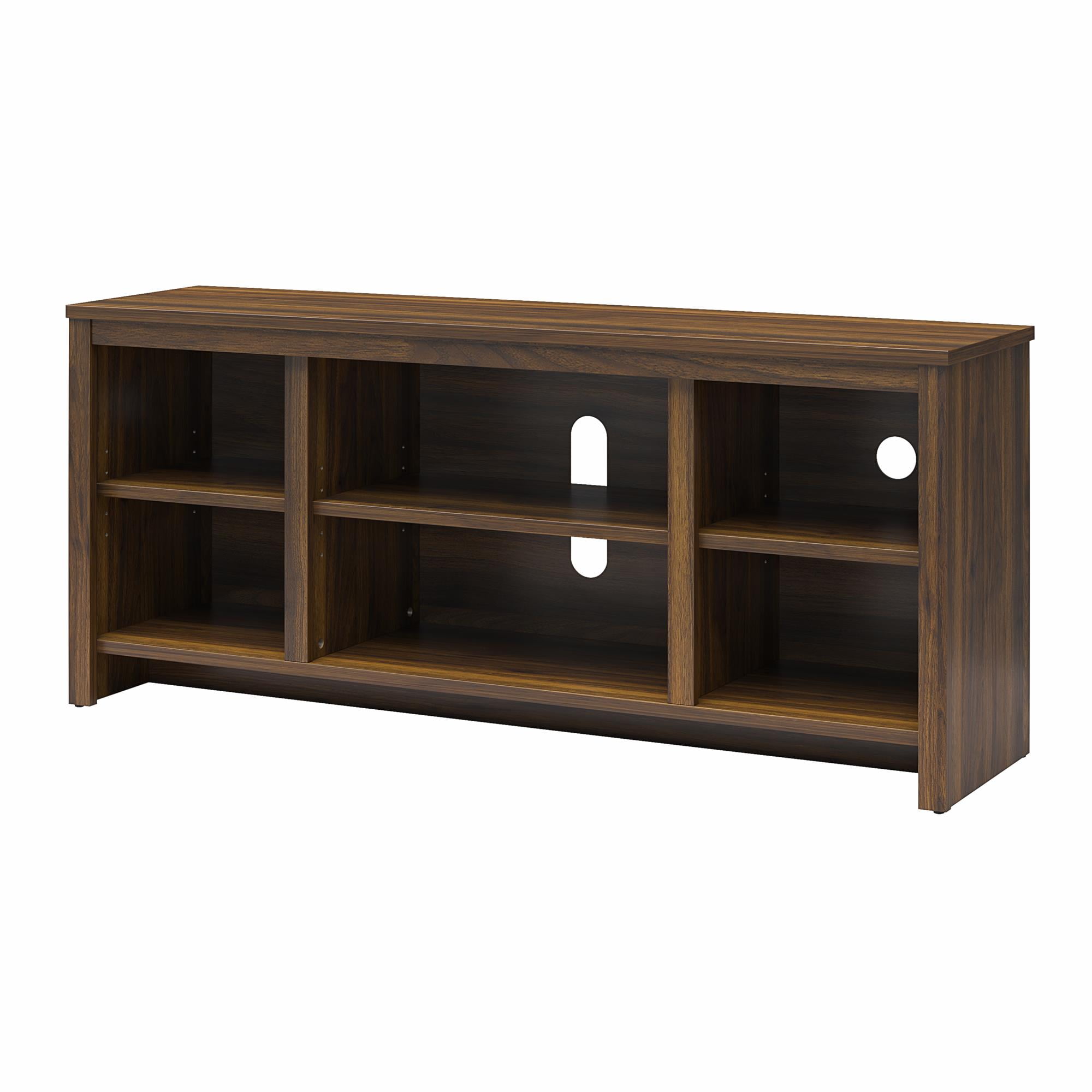 Mainstays Parsons TV Stand for TVs up to 50", Canyon Walnut