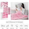 thumbnail image 4 of Christmas Throw Flannel Blanket 30x40In Pink Christmas Tree Xmas Snowflakes Winter Super Soft Cozy Bed Blanket, Lightweight Plush Fuzzy Bed Throw for Bedroom Sofa Couch Living Room, 4 of 4