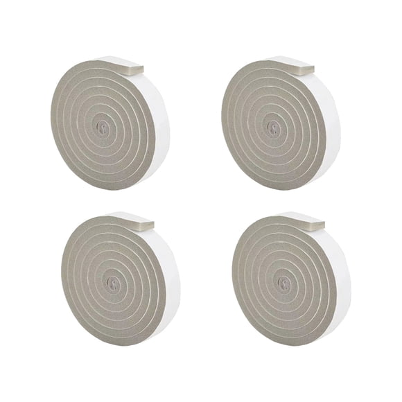 tamizeot Sponge Foam Weather Seal For Window AC Units Block Out Noise And Drafts Weather Stripping High Grey 4 packs