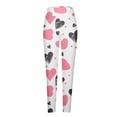 thumbnail image 4 of lcziwo Weekly Prime, Valentines Day Leggings for Women 2025 Fashion Heart Print Yoga Pants Casual High Waisted Stretch Tights Full Length Workout Legging Pant Multicolor S, 4 of 6