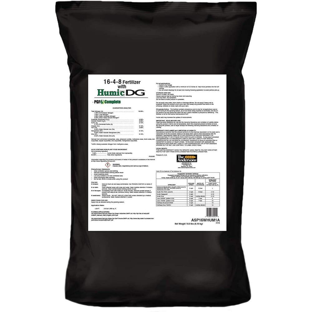 The Andersons PGF Complete 16-4-8 Lawn Fertilizer with Humic DG 5,000