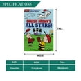 thumbnail image 3 of Charlie Brown's All-Stars-themed Garden Flag. Perfect gift for fans, friends, and family members, and suitable for outdoor activities, party decorations11''x18'', 3 of 5