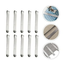 10 Pcs Sewing Clips with Measurement Ruler, Practical Hemming Clips for Quilting, Sewing, and Crafting Supplies