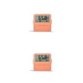thumbnail image 1 of Termómetro Higrómetro digital Toystoory Estación meteorológica Naranja 2Conjunto, 1 of 6