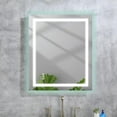 thumbnail image 2 of Tcbosik LED Bathroom Mirror, 36"x30" Anti-Fog Vanity Mirror for Wall with Front and Backlit, Memory Function, Smart Touch Button, Stepless Dimmable (Horizontal/Vertical), 2 of 7