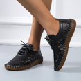 thumbnail image 2 of Zapatos de verano 2022, mocasines de mujer, zapatillas transpirables, zapatos planos de cuero con agujeros huecos, mocasines de conducción de costura hechos a mano37 Gao Jinjia LED, 2 of 2