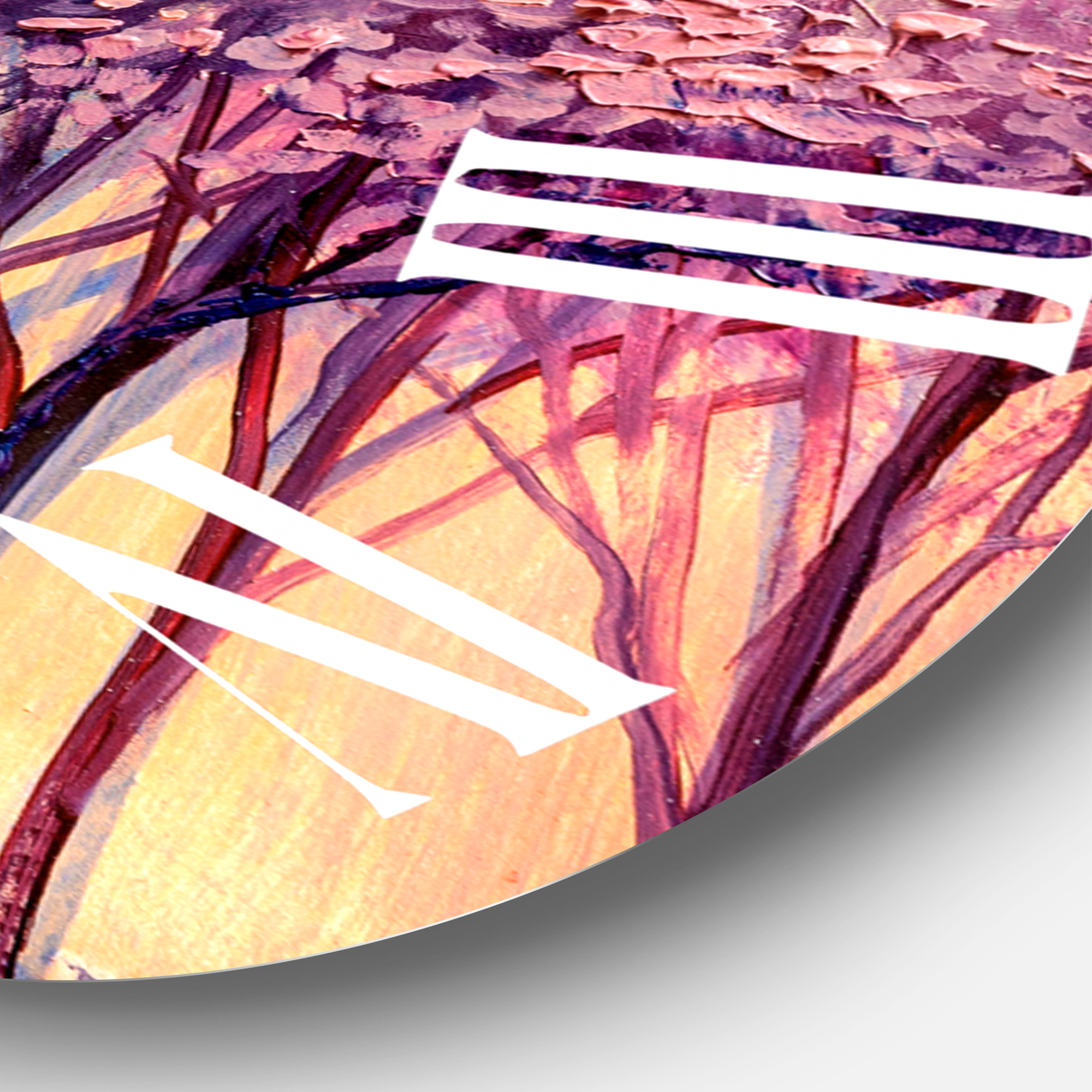 Designart 1 in Modern,Contemporary Wall Clock