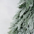 thumbnail image 4 of Christopher Knight Home 5FT Pre-Lit Snow Flocked Hinged Christmas Tree with LED Lights for Home Décor, 4 of 13