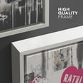 thumbnail image 4 of Wall26 Framed Canvas Wall Art Banksy Girl Heart Street Print Art Graffiti & Street Art Urban Architecture Cityscape Grunge Dark Modern Art Decor Abstract Geometric Print - 16"x24" White, 4 of 5