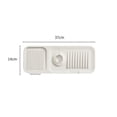 thumbnail image 2 of Sink Splash Guard Kitchen Gadgets - Silicone Faucet Handle Drip Catcher Tray Mat, Sink Protectors for Kitchen Sink, Water Splash Guard Behind Faucet as Dish Soap Sponge Holder for Kitchen Bathroom RV, 2 of 6