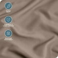 thumbnail image 6 of Bare Home Pillowcase Set - Envelope Closure - Premium 1800 Collection - Double Brushed - Ultra Soft - King Size 20x40, Taupe, 2 Count, 6 of 8