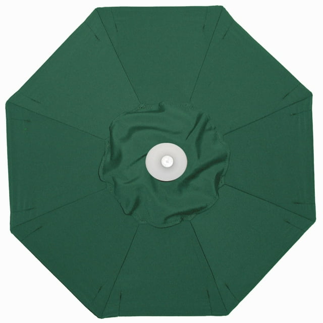 Galtech 3.5 x 7 ft. Sunrella Half-Wall Aluminum Umbrella