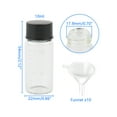 thumbnail image 2 of 45Pcs Glass Thread Bottles 10ml/ 0.3oz Clear Glass Sample Sampling Bottles Vials Containers with Graduation & Screwcap and 10 Funnel, 2 of 6