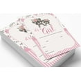 thumbnail image 2 of Inkdotpot Set Of 30Raccoon Baby Shower Invitations-Diaper Raffle Tickets And Baby Shower Book Request Cards Jungle Animals Invites Its A Boy Its A Girl, 2 of 7