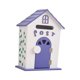 thumbnail image 3 of Buzón de pared para jardín, de madera, para exteriores, rústico, decorativo, color café Púrpura, 3 of 9