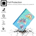 thumbnail image 4 of Allytech Galaxy S6 Lite 10.4" Case SM-P610 P615 (Not for Galaxy S6 10.5"), Slim Fit Folio Flip Stand Smart Cover Auto Sleep Wake Case for Samsung Galaxy Tab S6 Lite 10.4", Butterfly, 4 of 7