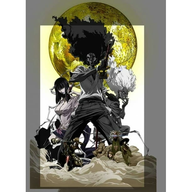 Afro Samurai Resurrection Movie Poster Print 27 X 40 Walmart Com Walmart Com