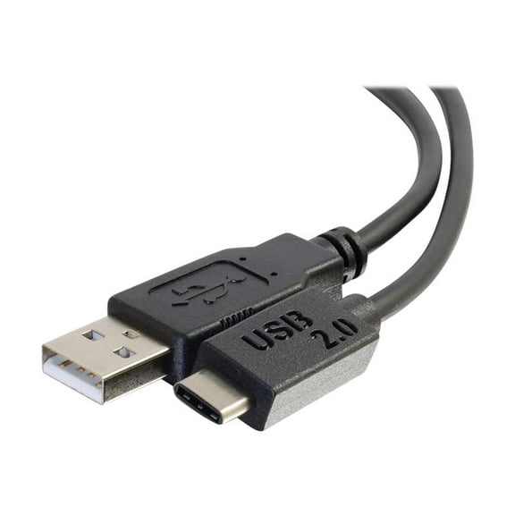 C2G 28873 USB Cable - USB 2.0 USB-C to USB-A Cable M/M (12 Feet, 3.65 Meters) Thunderbolt 3, Tablet, Chromebook Pixel, Samsung Galaxy TabPro S, LG G6, Macbook
