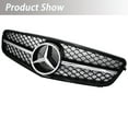 thumbnail image 4 of Front Upper Grille Fit for 2007-2013 Mercedes-Benz C180 C200 C230 C250 C280 C350, 4 of 7