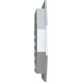thumbnail image 3 of Ekena Millwork 36"W x 14"H Horizontal Elongated Octagon (41"W x 19"H Frame Size) Functional, PVC Gable Vent with 1" x 4" Flat Trim Frame, 3 of 14