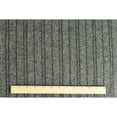thumbnail image 2 of Black/Gray/Blue Wool Blend Novelty Chevron Stripe Jacketing, Fabric By the Yard, 2 of 2