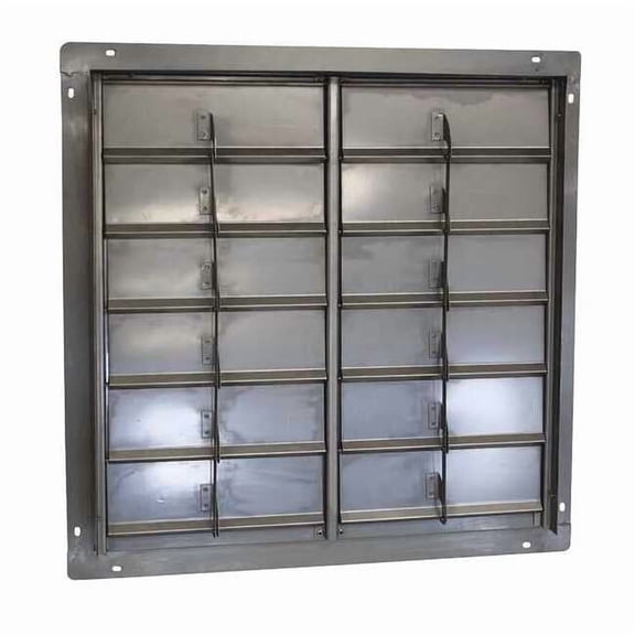 Dayton Exhaust Shutter,Fits Fan Dia 24 In,SS 4FZJ8