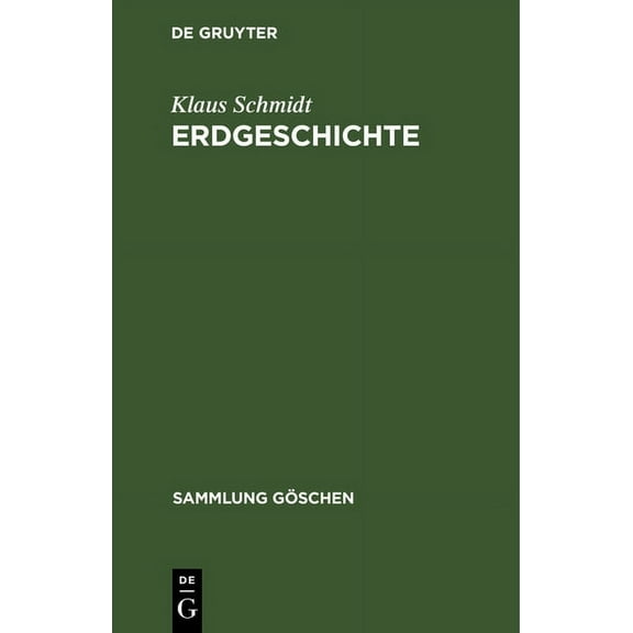 Sammlung GÃ¶schen Erdgeschichte, Book 2616, (Hardcover)