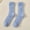 🔥 Blue, variant on Unisex Extra Thick Coral Fleece Mid Calf Thermal Socks For Men Women, Warm Floor Sleeping Hosiery, Cozy Insulated Stockings For Cold Winter Indoor Home Rest Daily Use