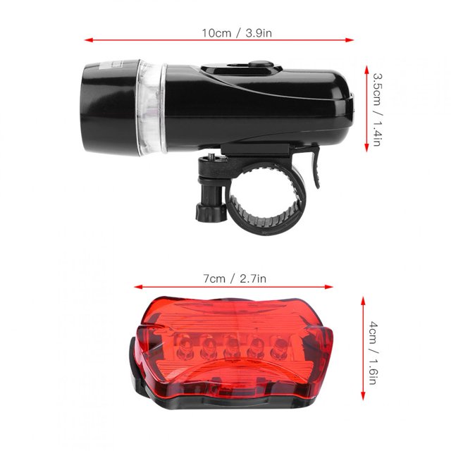 Bicycle Light Set Waterproof Bike Front And Back Light Set