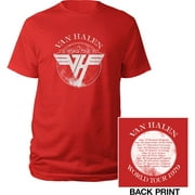 Van Halen: Tour 1979 Red T-Shirt (Medium)