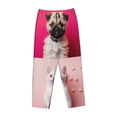 thumbnail image 4 of Haiem Colorful Dog Cat Collage Women's Pajama Pants Ultra Lightweight Pjs Bottoms Sleepwear Bottom Pants With Pocket Drawstring-XX-Large, 4 of 7