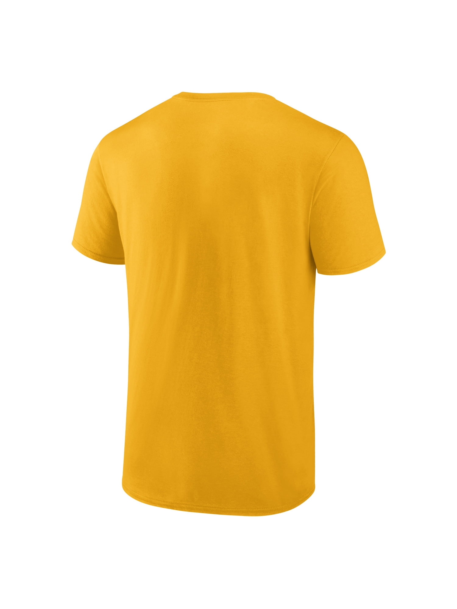 NFL Green Bay Packers Men's Cotton Yellow Short Sleeve T-Shirt