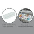 thumbnail image 4 of Simplify Medium 9" x 3" Narrow Drawer Organizer, Clear, 4 of 7