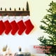 thumbnail image 3 of Wosthever Calcetín colgante de Navidad de 6/10 Uds., adornos colgantes de Navidad, bolsas rojas, adorno colgante para árbol de Navidad, decoraciones de Kits de decoración para fiestas No.02, 3 of 6
